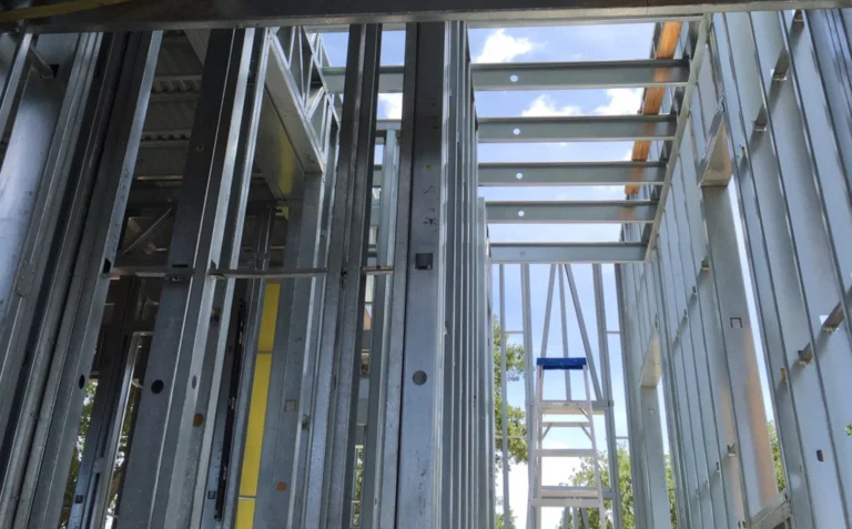 Barndominium steel framing in Tennessee